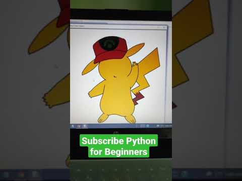 Pokemon design using python programming language.. #shorts  #pokemon #python #programing