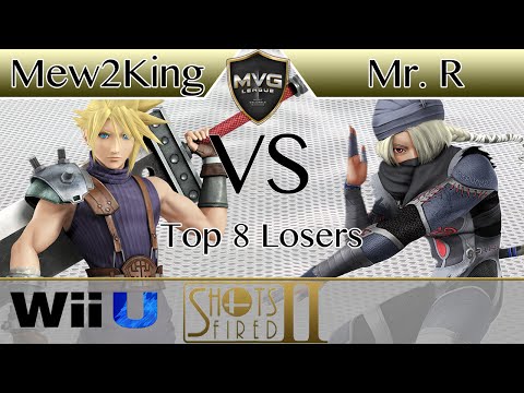 COG MVG|Mew2King (Cloud) vs. LLL|Mr. R (Sheik) - Top 8 Losers - Shots Fired 2