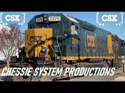 [CSXT]2379 Road Slug & 6979 GP40-2 Leads Y105-18 To the Old Yard W/A Magnificent 2nd Gen K5LA Fay NC