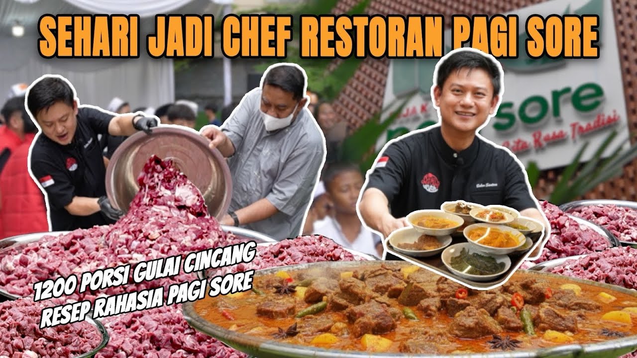 MASAK MENU RESTO PAGI SORE! CUSTOMER AUTO KEBINGUNGAN.. 