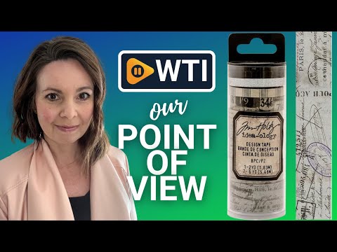 Tim Holtz Idea-ology Design Tape French - WTI product video review