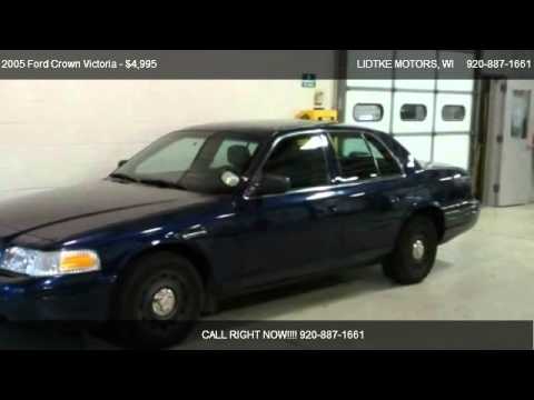 2005 Ford Crown Victoria Police Interceptor - for sale in BEAVER DAM, WI 53916