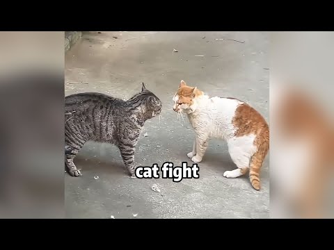 POV: First Time Witnessing a REAL Cat Fight. I’m Hooked. 🪑