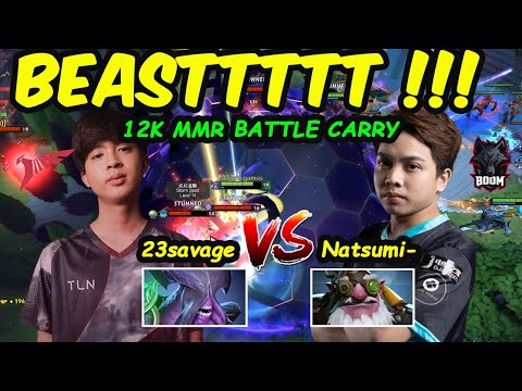 Talon 23savage Faceless Void vs New BOOM Carry Natsumi Sniper Dota 2 pro Gameplay