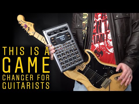 SP-404 MK2 Recording GUITAR While The BEAT PLAYS!