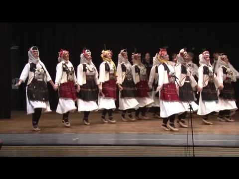 Igre iz Skopske Crne Gore – 1 ansambl – Švajcarska smotra 2015. godine Dietikon - KUD KOLO Baden