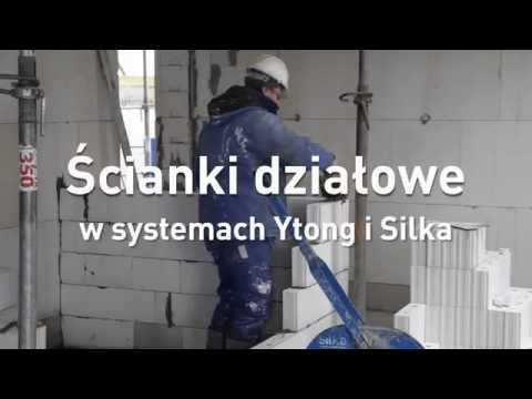 Scianki działowe w systemach Ytong i Silka Xella