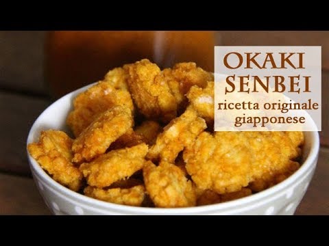 OKAKI SENBEI | ricetta originale giapponese | Rice Crackers Snack