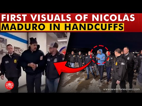 Venezuelan President Nicolas Maduro now in New York jail | First Visuals |  DEA | Donald Trump
