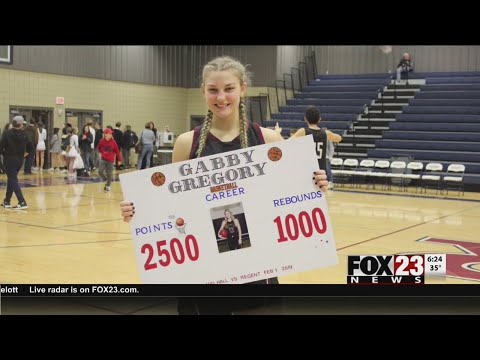 Gabby Gregory captures two milestones in historic game