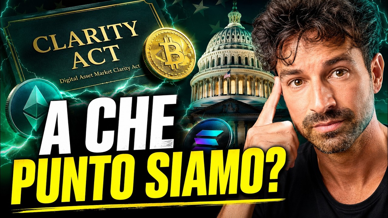 CLARITY ACT: LA LEGGE CHE PUÒ CAMBIARE TUTTO PER BITCOIN E CRYPTO