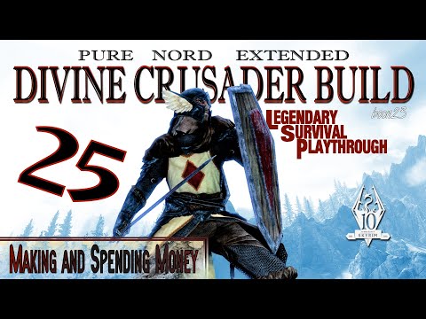 Pure Nord Divine Crusader Build (25) - Making and Spending Money - Skyrim AE Legendary Suvival