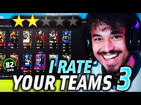 I RATE YOUR TEAMS EP. 3 - Madden 24 Ultimate Team