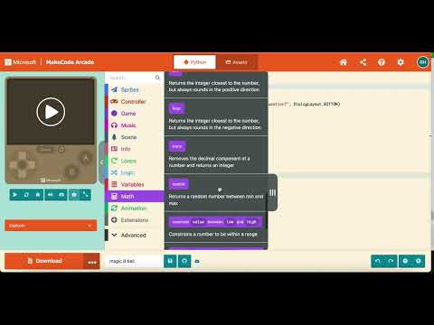 Magic 8 Ball Arcade Python