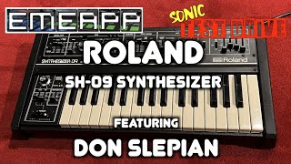 Video thumbnail for EMEAPP SONIC TEST DRIVE: ROLAND SH-09 Feat. DON SLEPIAN by EMEAPP