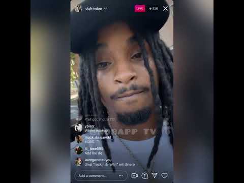 Dq from Oblock video shoot + Murda town Sko pull up to the block