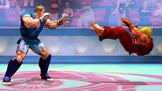 Street Fighter ! Ken vs Abel SF gameplay ! Capcom games ! Street Fighter gameplay !