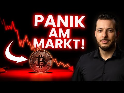 BITCOIN CRASHT auf TIEFSTES NIVEAU seit April 2025! 📉🤯WAS ist LOS? 🤔