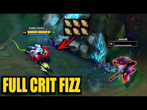 * INSANE * 100% CRITICAL STRIKE FIZZ ( THIS WILL BE THE NEW META )