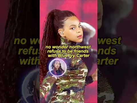 North West rejects Blue lvy Carter #youtubeshorts #shorts #celebrity #northwest #blue