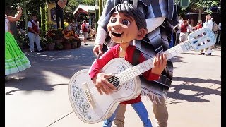 Miguel puppet in &quot;A Musical Celebration of Coco&quot; Disneyland