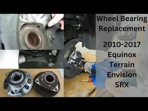 How to Replace Front Wheel Bearing on Chevy Equinox, GMC Terrain to Fix Stabilitrak and ABS Light