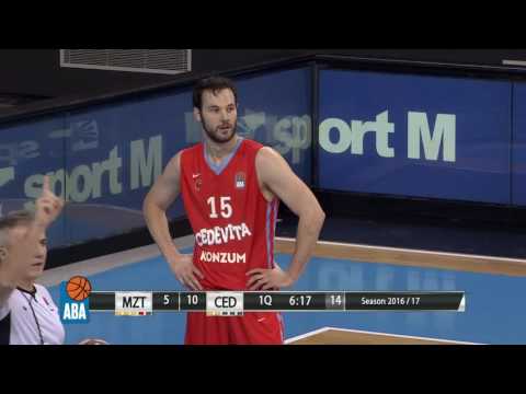 ABA Liga 2016/17, Round 16 match: MZT Skopje Aerodrom - Cedevita (2.1.2017)