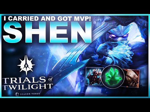 I GOT MVP ON SHEN! HE'S A CARRY!?! | League of Legends