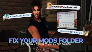 How to Organize Sims 4 Mods Folder + Update Broken Mods | Tutorial + Template
