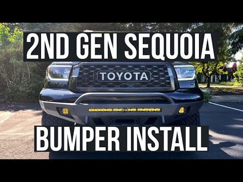 2nd Gen Sequoia C4 Fabrication Bumper Install