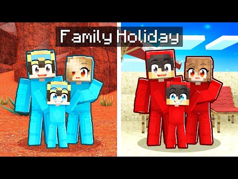 Family Vacation Showdown in Minecraft!
