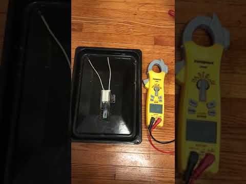 Good vs bad oven ignitor testing and observations