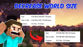 How to Decrease Minecraft World Size😱| Reduce World Size in Minecraft