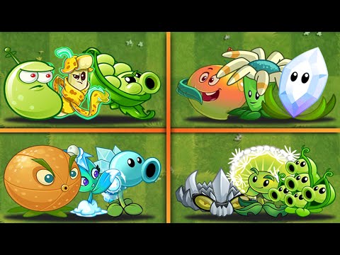 Random 4 Team 12 Plants Battles - Who Will Win? - PvZ 2 Team Plants vs Team Plants
