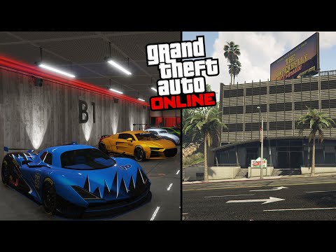 How to Customize the NEW Garage in GTA Online | 50 Car Garage GTA 5 Online | Change lighting color