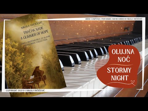 Olujna noć | Stormy Night | piano music by  @vucicevic96