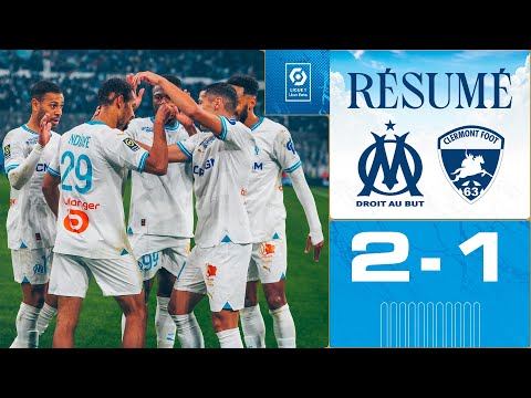 Olympique De Marseille 2-1 Clermont Foot Auvergne ...