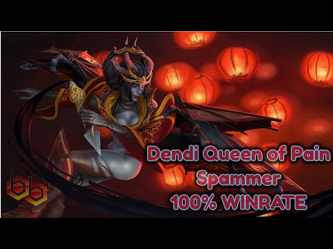 Dendi [ Queen of Pain ] – QOP SPAMMER!! 100% WINRATE