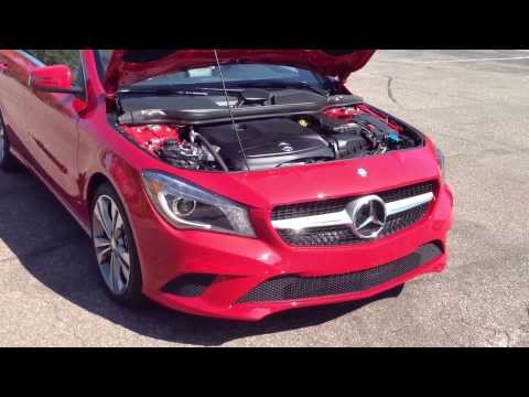 2014 Mercedes Benz CLA250 Video Review 4 cylinder turbo engine detail - Dave Tobin SL Market Letter