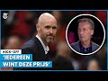 Ten Hag valt in de prijzen: 'Chef lege dozen'