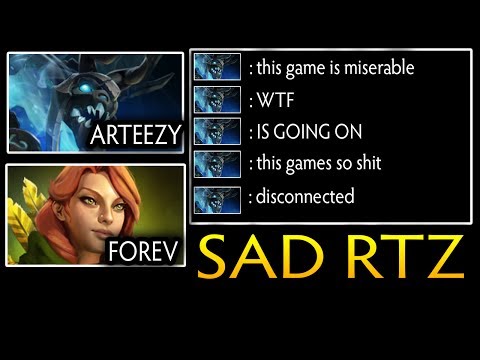 Arteezy Rage Quit vs Forev: this game is so shiet Dota 2