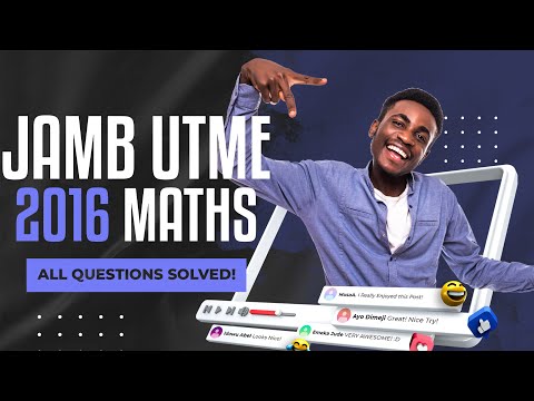 Integration - JAMB 2016 MATHS Question 1