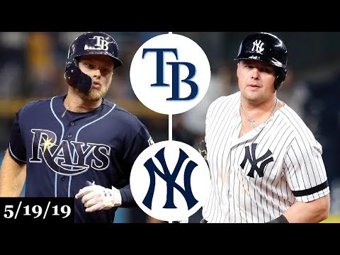 Tampa Bay Rays vs New York Yankees - Full Game Highlights | May 19, 2019 | 2019 MLB Season