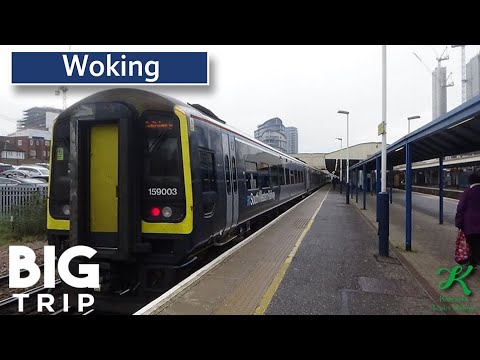 Trains at Woking, SWML - 10/1/19