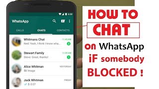 HOW TO CHAT EVEN IF SOMEBODY BLOCKED YOU ON WHATSAPP | Unblock By Master Naeem