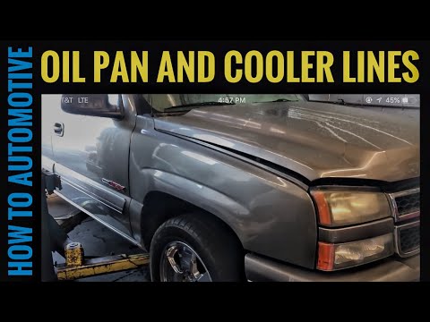 How To Replace The Oil Pan Gasket And Oil Cooler Lines On A Chevy Silverado/GMC, Tahoe/Suburban 6.0L