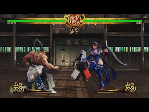 Genjuro VS. Iroha (Hardest AI Battle) - SAMURAI SHODOWN (2019) - 2023032833