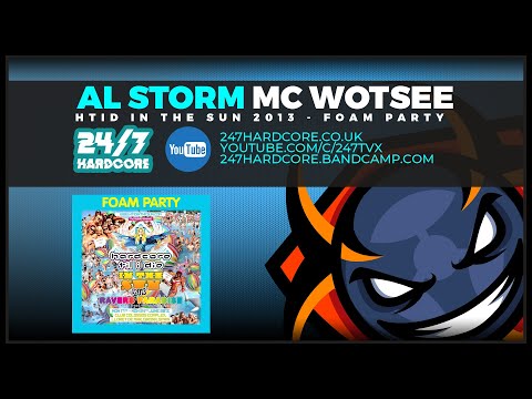 Al Storm & MC Wotsee - Live @ HTID In The Sun 2013 - Foam Party