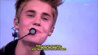 Justin Bieber cantando Be alright AO VIVO Legendado