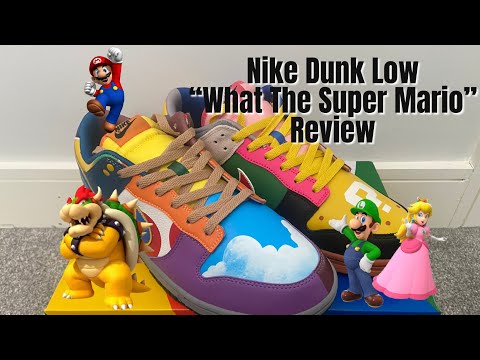 UAShoe.ru Nike Dunk Low "WHAT THE SUPER MARIO" Trainers Sneakers DHgate Alternative Mario Brothers